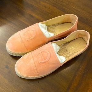 Etienne Aigner - pink espadrilles.  Size 10M (European) Fits size 9